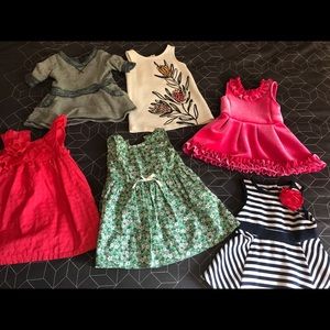 6-12month girl dress lot